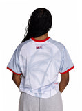 PRE-VENTA Camiseta oversize blanca fan de la Selección Nacional de Fútbol de Haití 2026