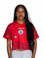 PRE-VENTA Camiseta oversize Roja fan de la Selección Nacional de Fútbol de Haití 2026