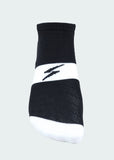 Media talonera Negro Blanco