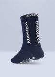 Medias Tobilleras 1 Par Antideslizante Azul Oscuro Blanco