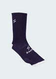 Medias Tobilleras Azul Oscuro Blanco