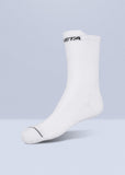 Medias Tobilleras 1 Par Blanco Gris