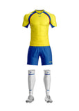 Uniforme Mundial Amarillo Azul Blanco