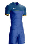 Uniforme Retro 25 Azul Rey Dorado