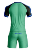 Uniforme Retro 25 Verde Claro Negro