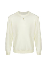 Buzo Valle 26 Cuello Redondo Marfil