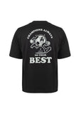 Camiseta Algodón Oversize Champs Negro