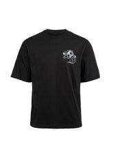 Camiseta Algodón Oversize Champs Negro