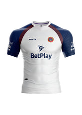 Camiseta Club Saeta 25 Blanco Azul Oscuro