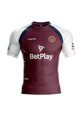 Camiseta Club Saeta 25 Vinotinto Blanco