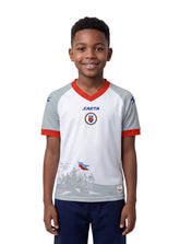 Camiseta Infantil Blanca fan de la Selección Nacional de Fútbol de Haití 2026