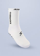 Medias Antideslizante Blanco Negro, Niño