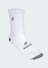 Medias Tobilleras Blanco Gris