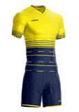 Uniforme Retro 25 Amarillo Azul Oscuro