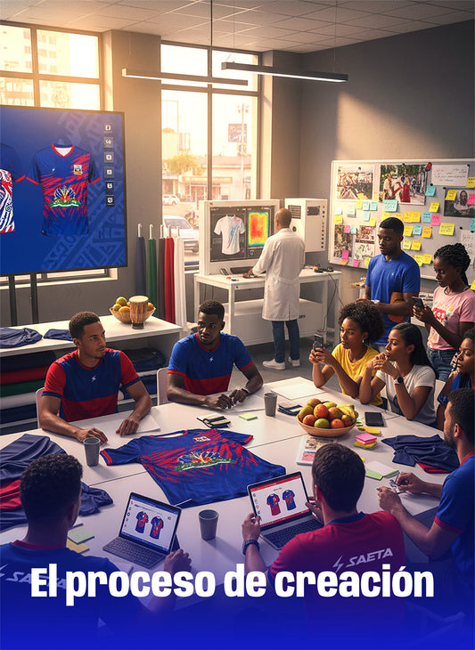 Haití rumbo al Mundial 2026: el proceso de creación de su futura indumentaria con SAETA