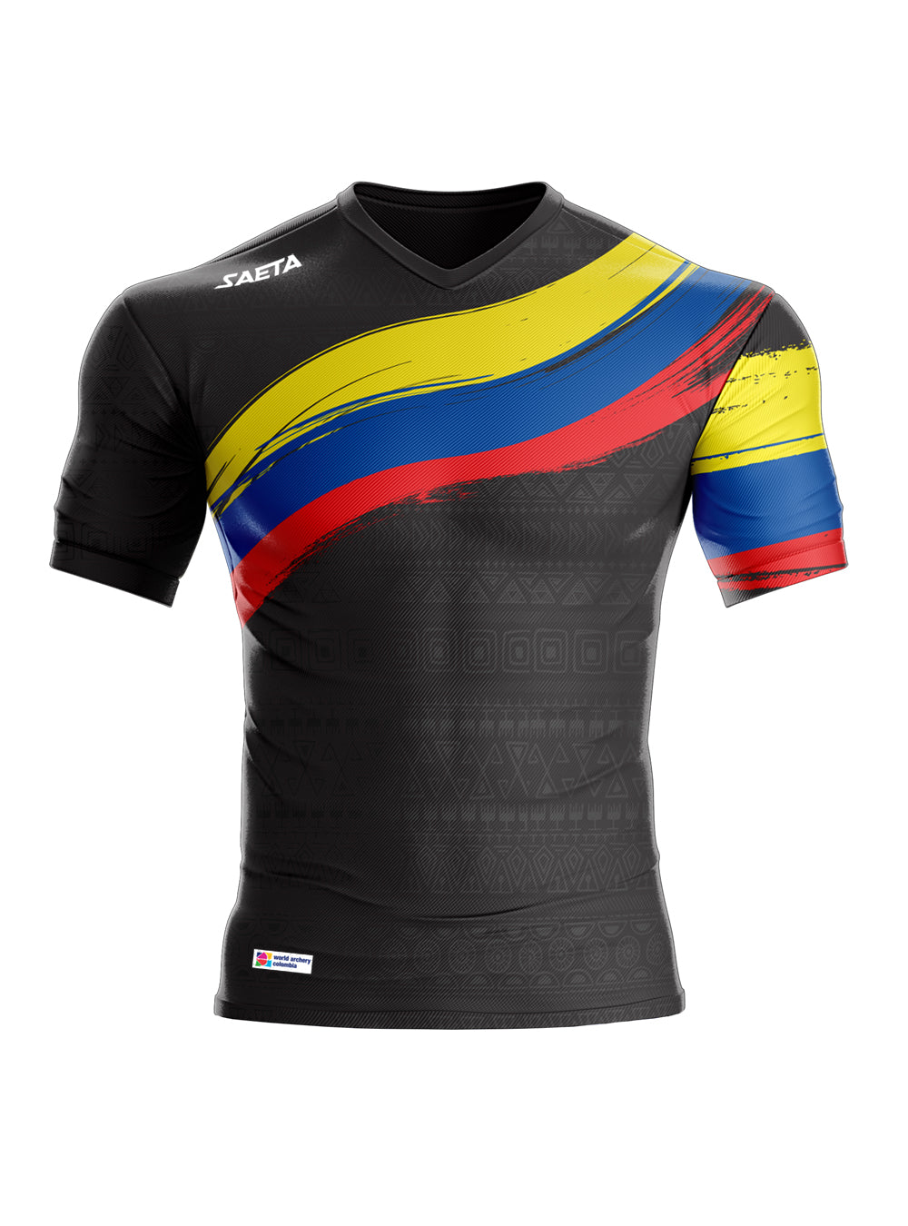 PREVENTA - Camiseta World Archery Colombia Negro
