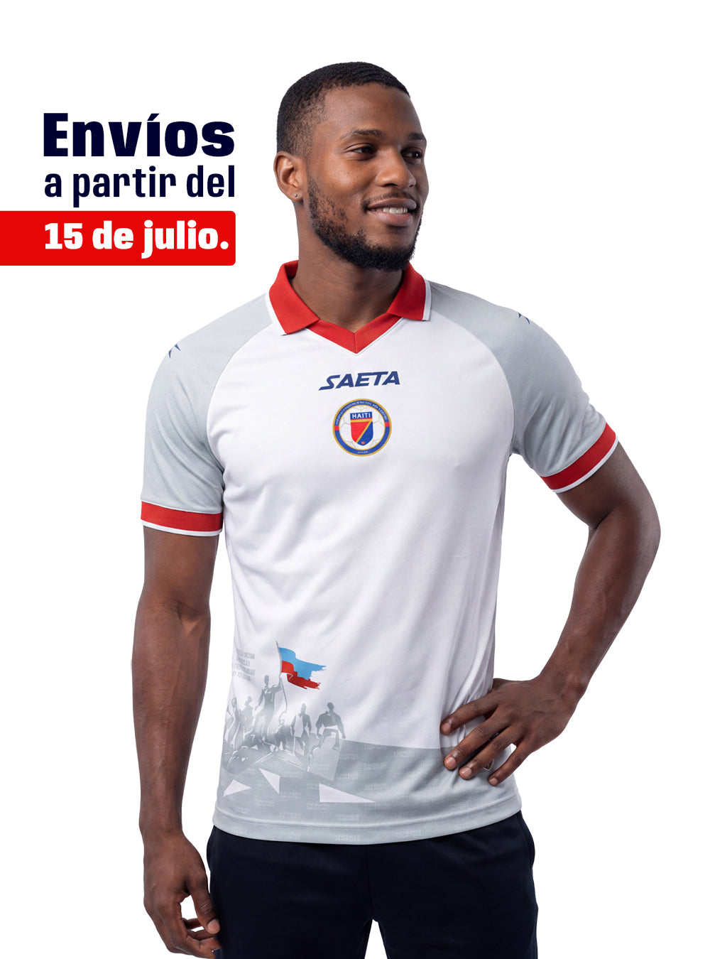 PRE VENTA Camiseta Fans Selección de Haití Blanca 2026