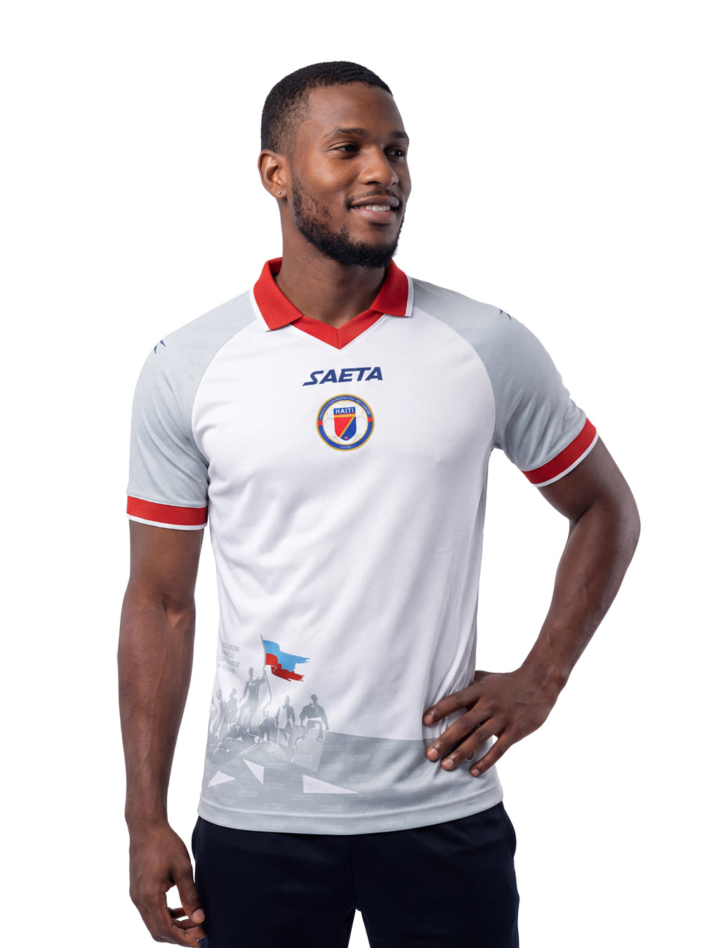 Camiseta Fans Selección de Haití Blanca 2026