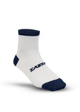 Medias Nylon Minitalonera 9/11 Blanco Azul Oscuro