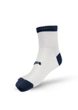 Medias Nylon Minitalonera 9/11 Blanco Azul Oscuro