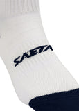Medias Nylon Minitalonera 9/11 Blanco Azul Oscuro