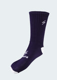 Medias Tobilleras Azul Oscuro Blanco