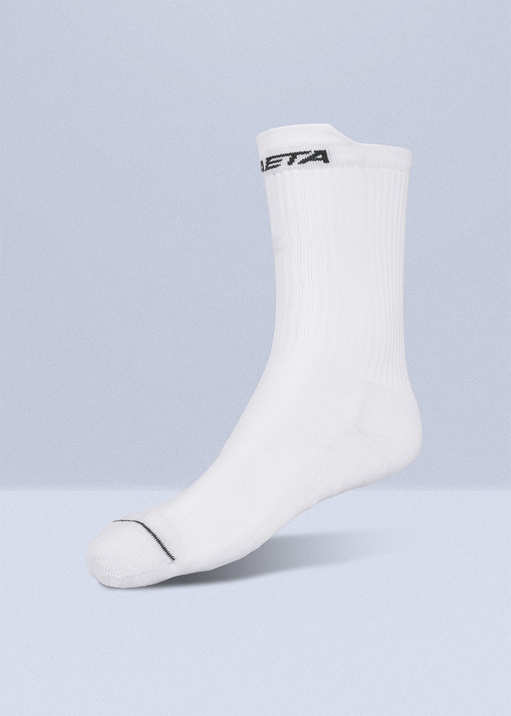 Medias Tobilleras 1 Par Blanco Gris