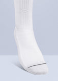 Medias Tobilleras 1 Par Blanco Gris