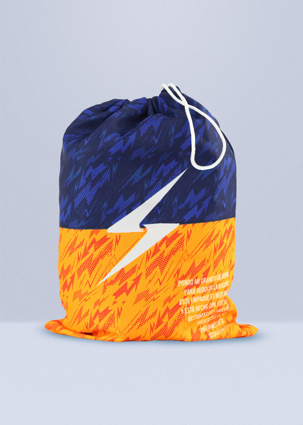 Tula Minibag Azul Oscuro Naranja 18 x 26