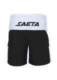 Pantaloneta Nova NK 23 Negro Blanco