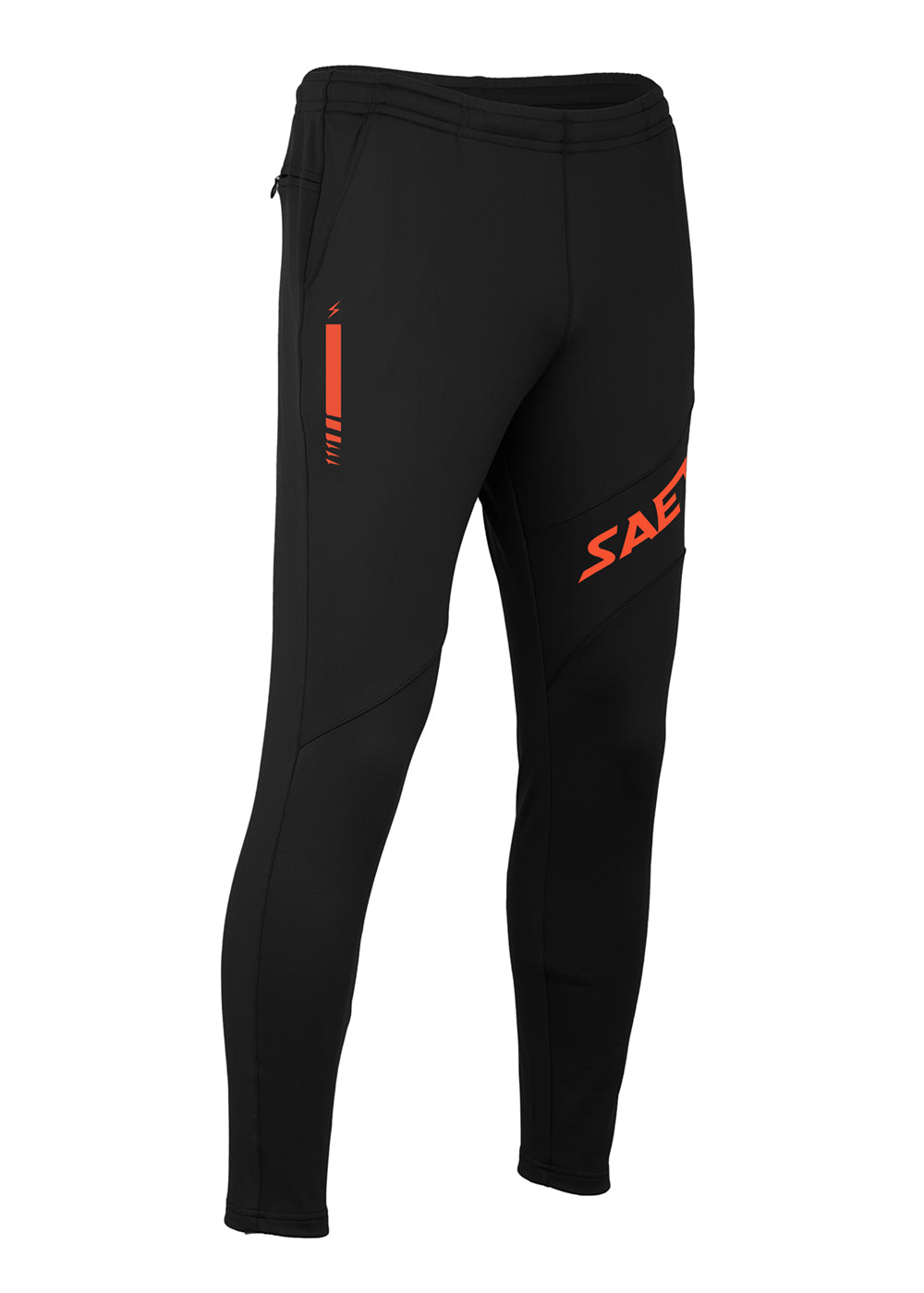 Pantalón Invictus Step Negro Naranja