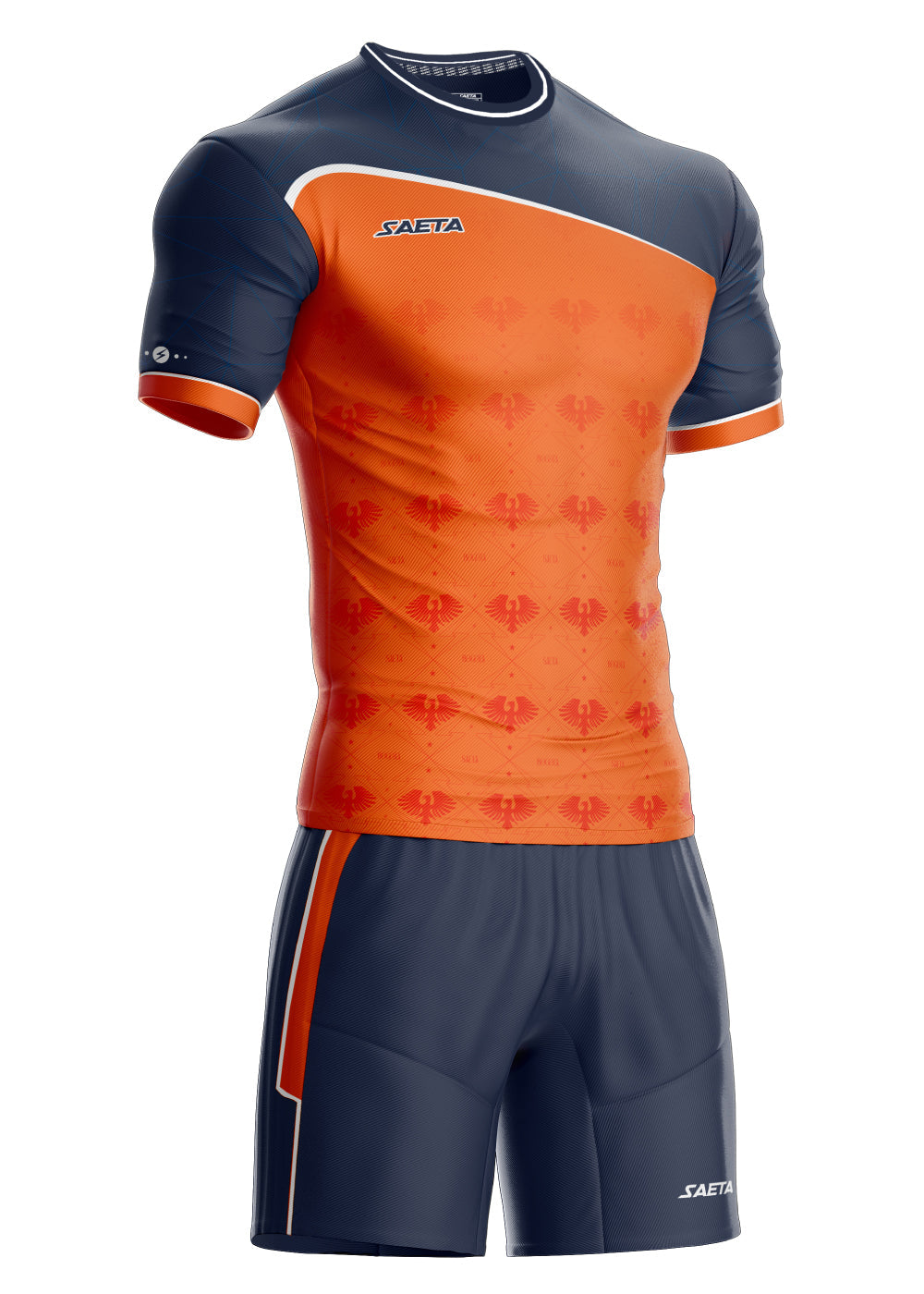 uniforme-training-impacto-25-naranja-azul-oscuro