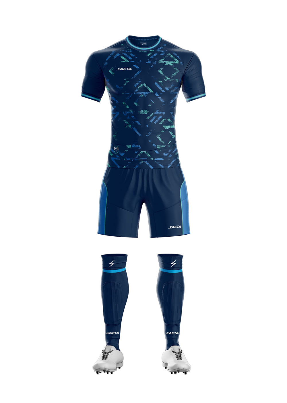 Uniforme Neos azul oscuro Napoli menta
