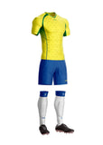 Uniforme Mundial Amarillo Azul Rey Verde