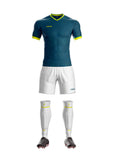 Uniforme Mundial Azul Petróleo Amarillo