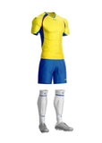 Uniforme Mundial Amarillo Azul Blanco