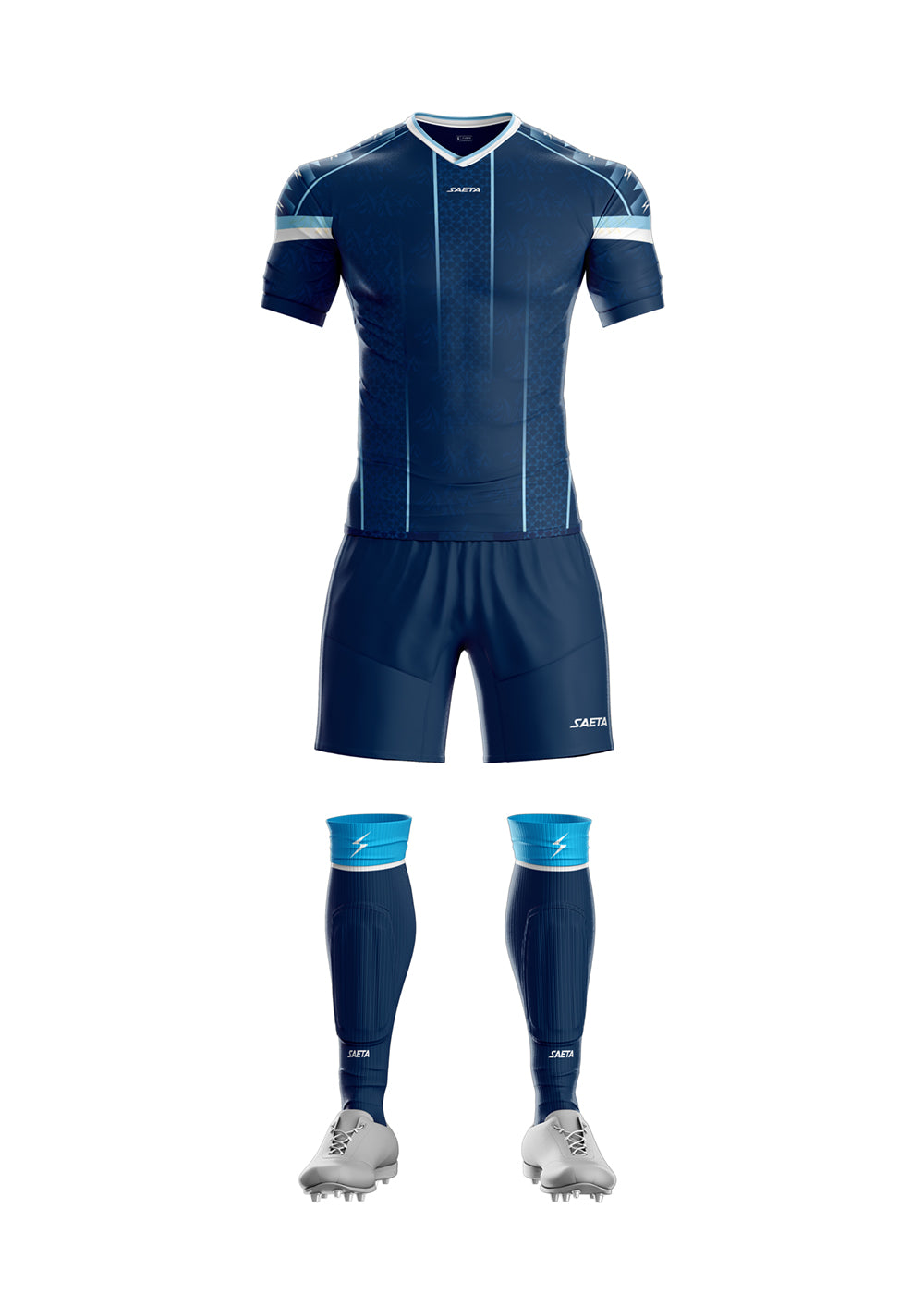 Uniforme Mundial Azul Oscuro Celeste