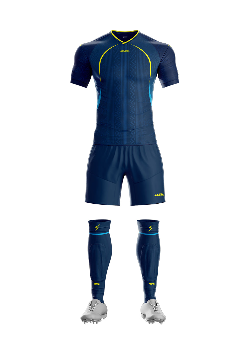 Uniforme Mundial Azul Oscuro Celeste Verde