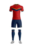 Uniforme Mundial Azul Oscuro Rojo Amarillo