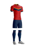 Uniforme Mundial Azul Oscuro Rojo Amarillo