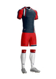 Uniforme Neo Classic Rojo Azul Oscuro