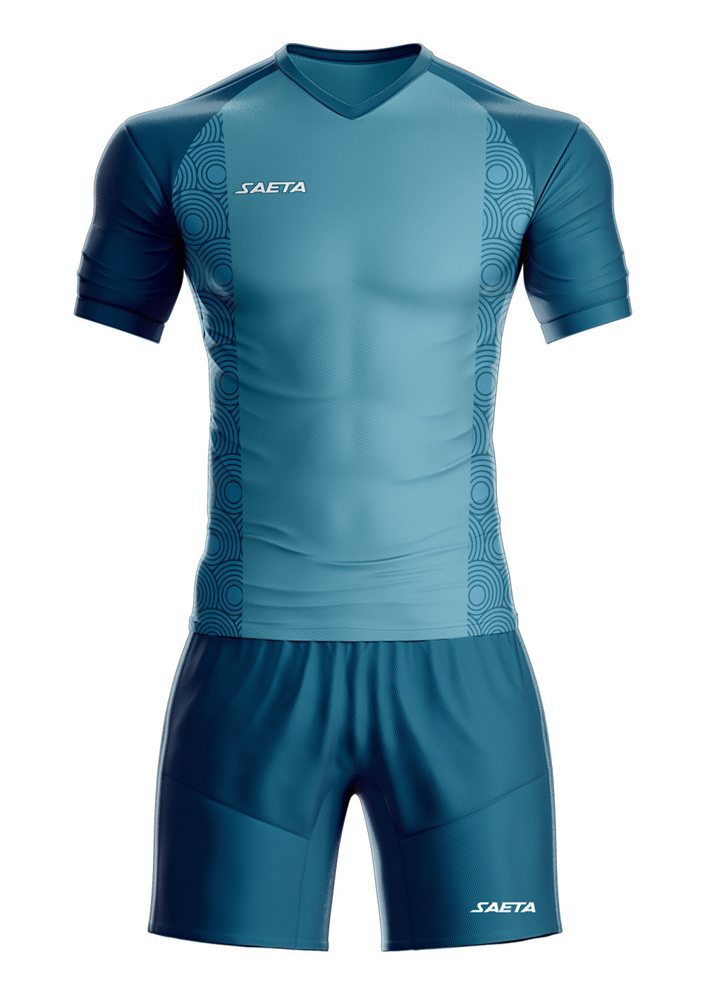 Uniforme Retro 25 Azul Petróleo