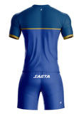Uniforme Retro 25 Azul Rey Dorado