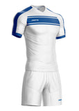 Uniforme Retro 25 Blanco Azul Rey