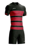 Uniforme Retro 25 Negro Rojo