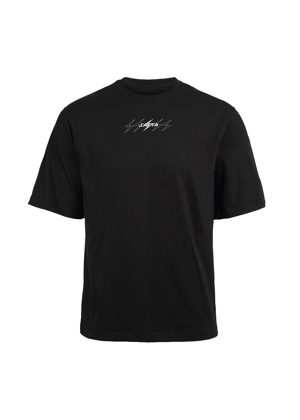Camiseta Algodón Oversize Copa Negro