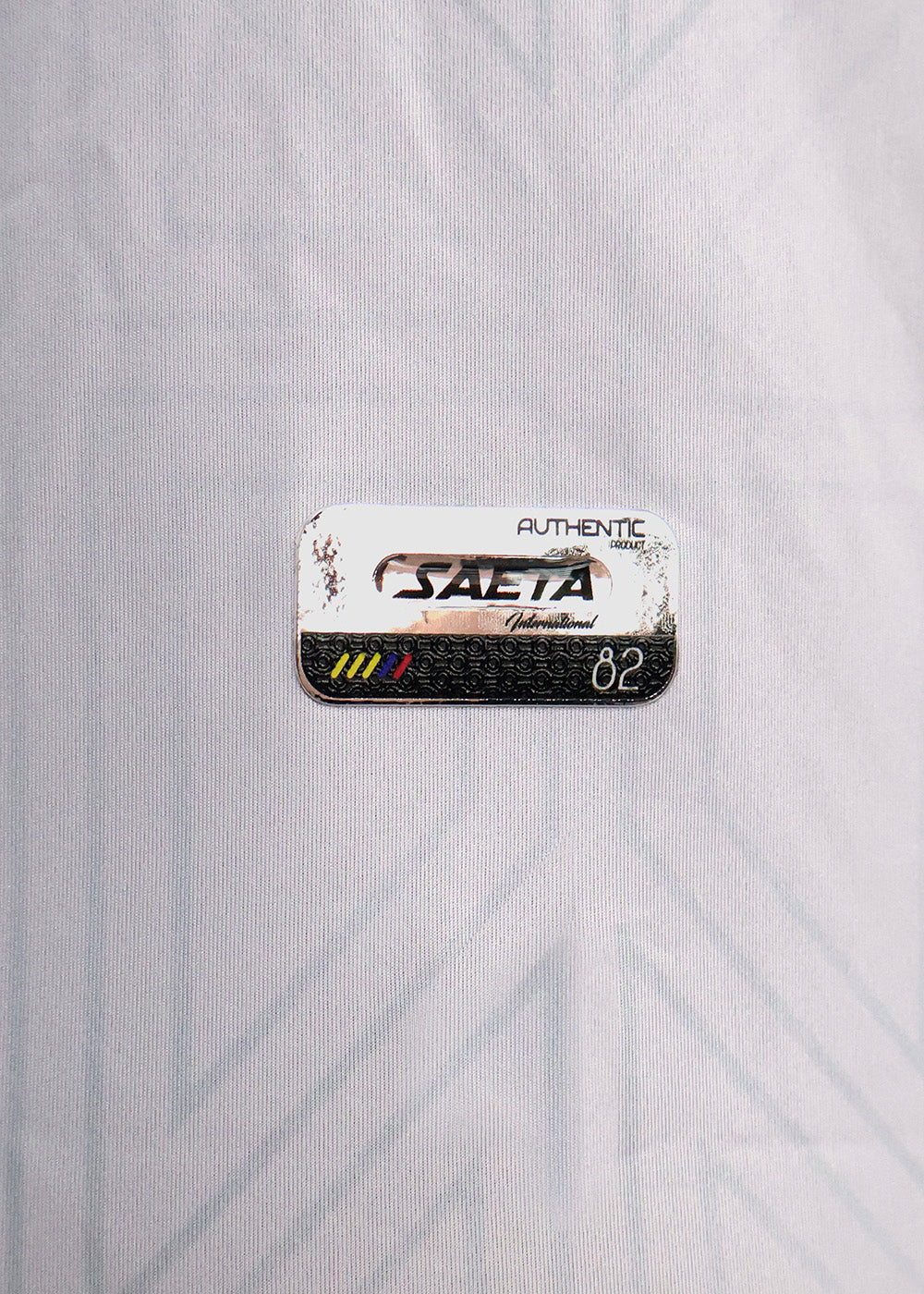 Camiseta Club Saeta 25 Blanco Azul Oscuro