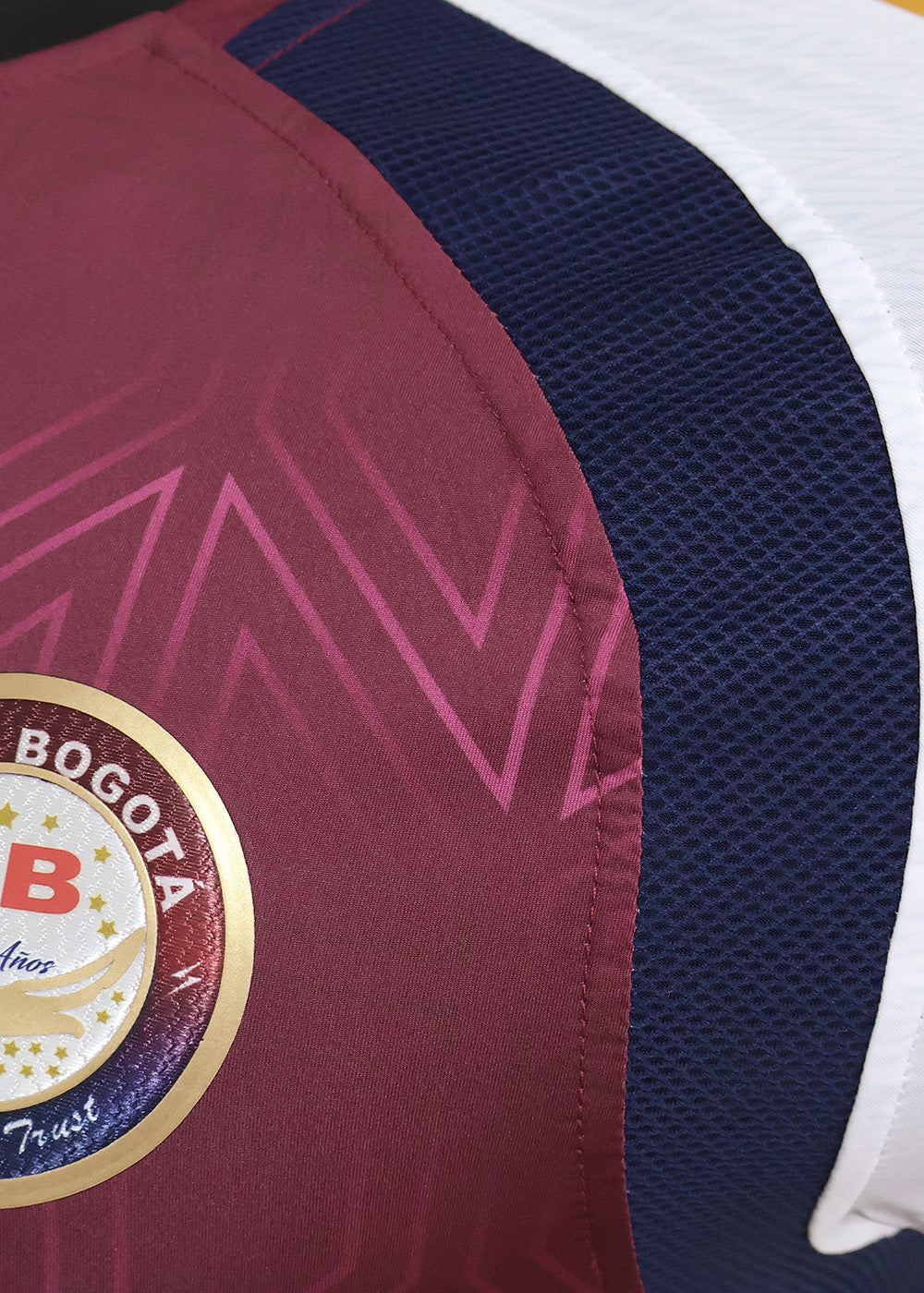 Camiseta Club Saeta 25 Vinotinto Blanco