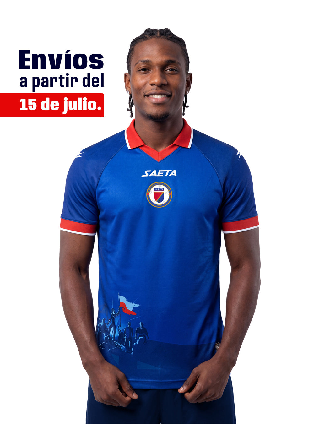 PRE VENTA Camiseta Fans Selección de Haití Azul 2026