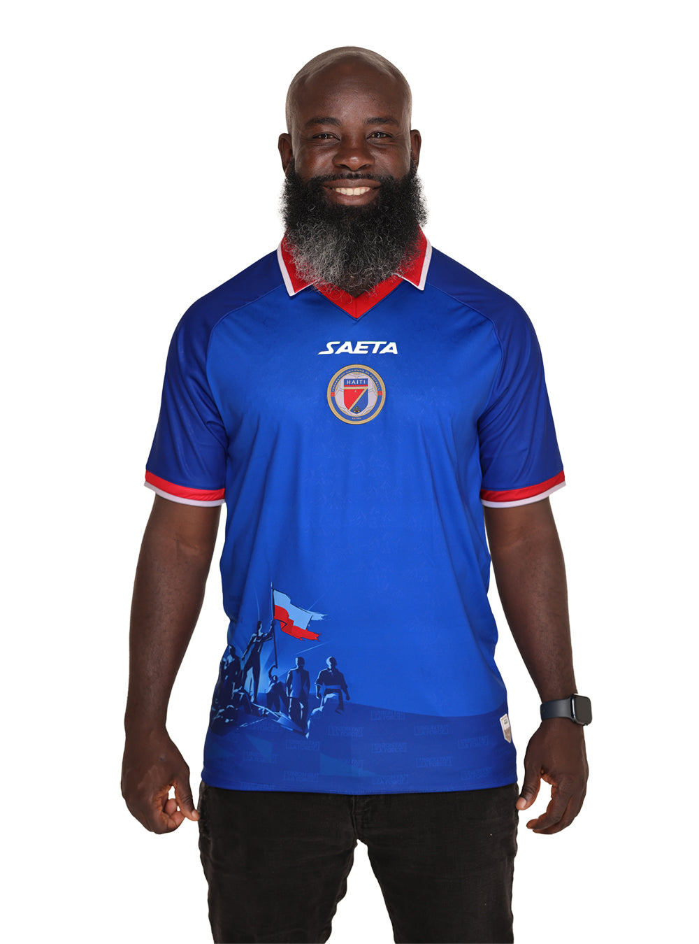 Camiseta Oficial Selección de Haití Azul 2026